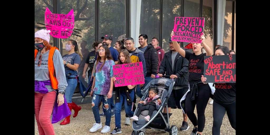 Watch: San Angeloans March Downtown For Women's Rights - Vimarsana News