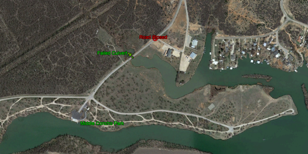 The Only Road Into Middle Concho Park at Lake Nasworthy Reopens After Repairs - Vimarsana News