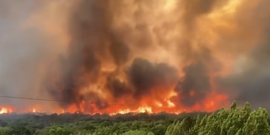 Texas Forest Service & Volunteers Fighting 9 Wildfires Thursday Morning - Vimarsana News