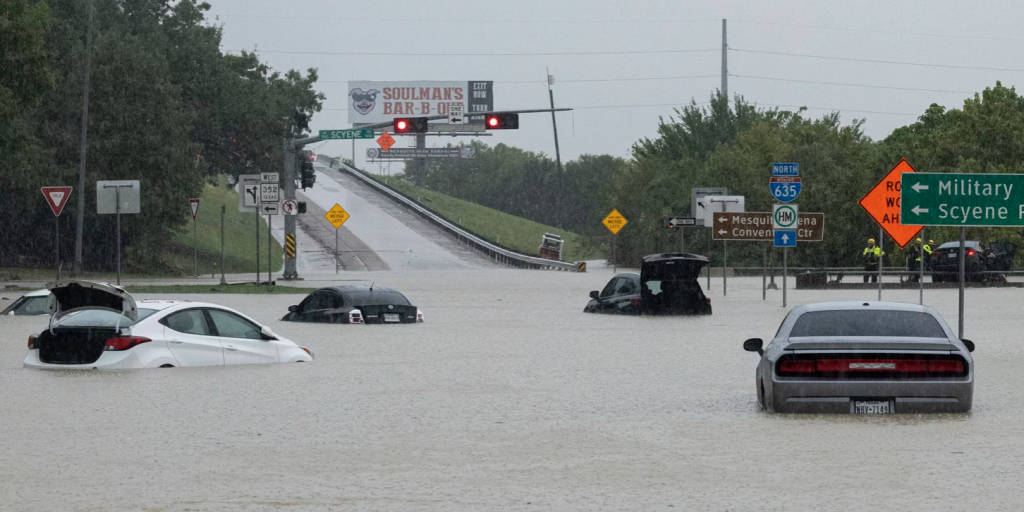 Record Flooding in the Metroplex Kills at Least One & Leaves Hundreds Scrambling - Vimarsana News