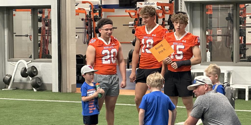 Sights from the Little Bobcats Football Camp