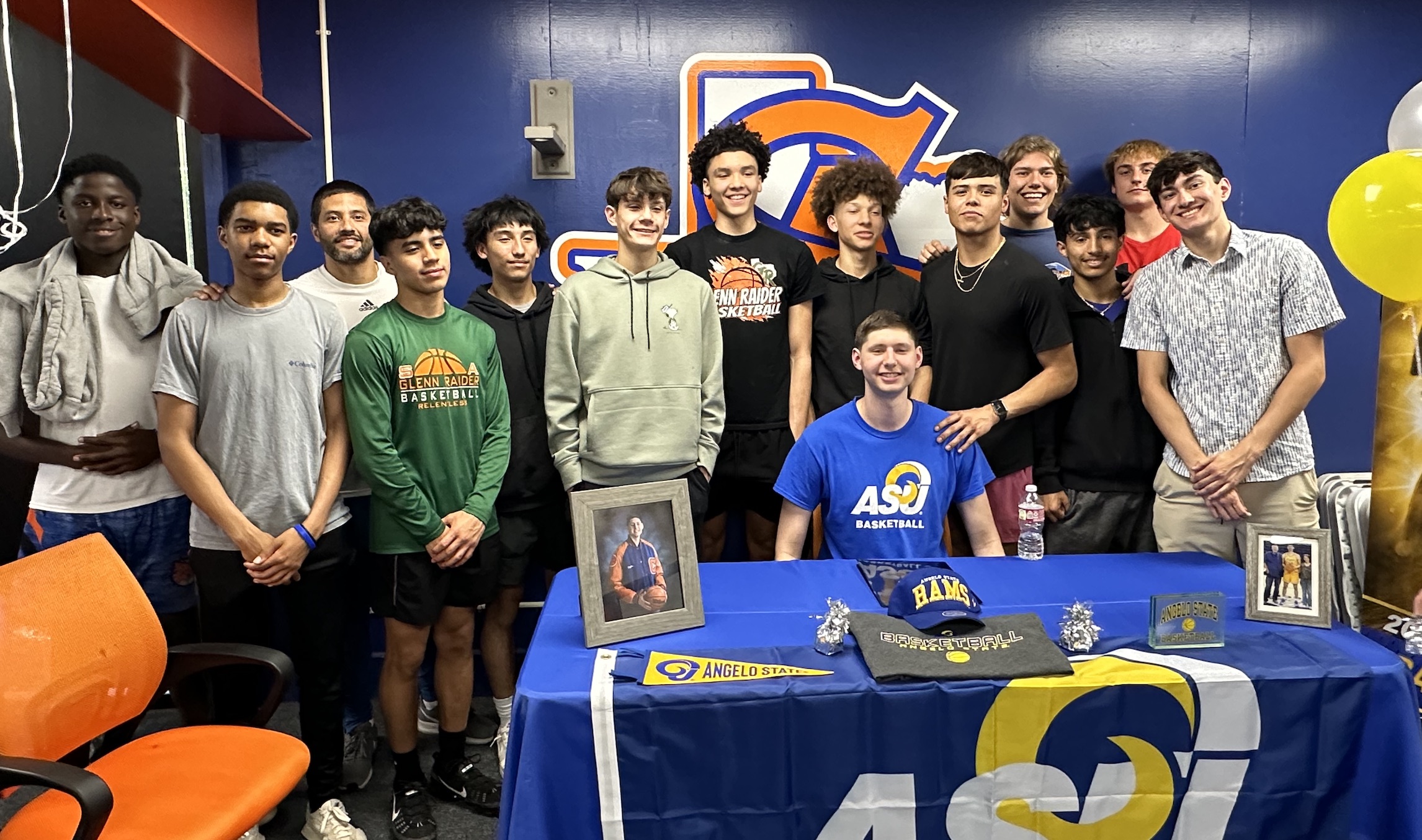 Kollin Allbright and the Central Bobcats at Allbright's signing day with Angelo State University Kollin Allbright and the Central Bobcats at Allbright's signing day with Angelo State University